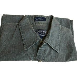 Hemingway Traders SS Sz Large Button Up Workmen's Shirt